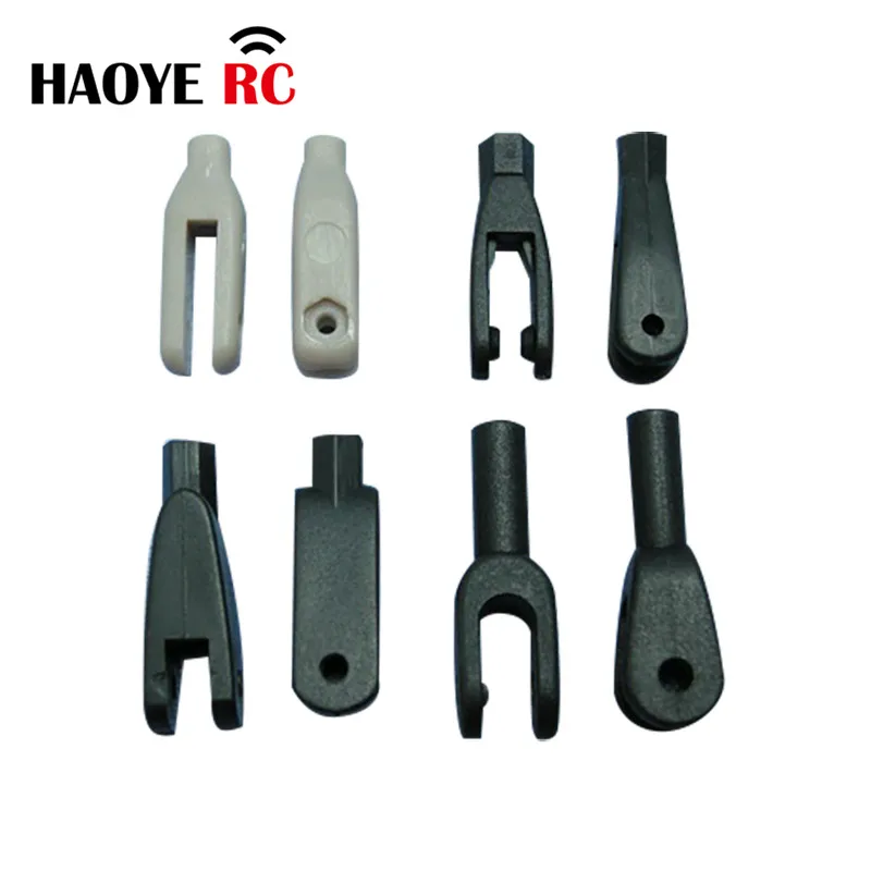 Haoye 10 Pcs M2/M2.5/M3 Nylon Clevis/U Clevis /Push Rod Clevis For RC Airplanes Parts Electric Planes Foam Model Accessories