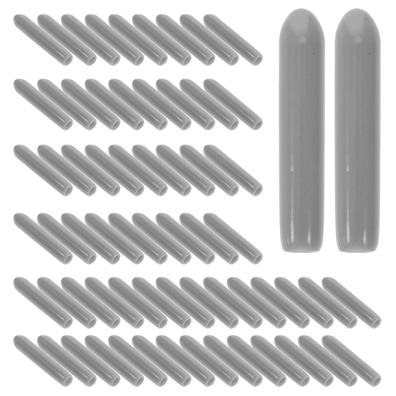 150 Pcs Dishwasher Protection Cap Prong Rack Caps Thread Shelf Organizer Tip Pvc Round Tube Bolt