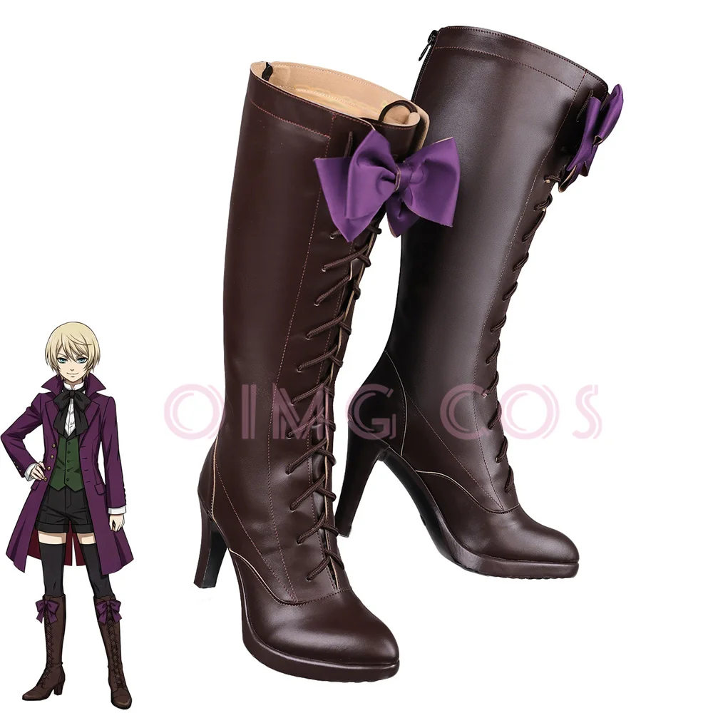 Zapatos de Cosplay de Alois Trancy de Black Butler, Anime, Halloween, Juego Chino