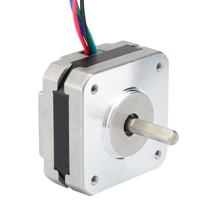 New 2Pcs 17Hs08-1004S 4-Lead Nema 17 Stepper Motor 20Mm 1A 13Ncm(18.4Oz.In) 42 Motor Nema17 Stepper For Diy 3D Printer Cnc Xyz