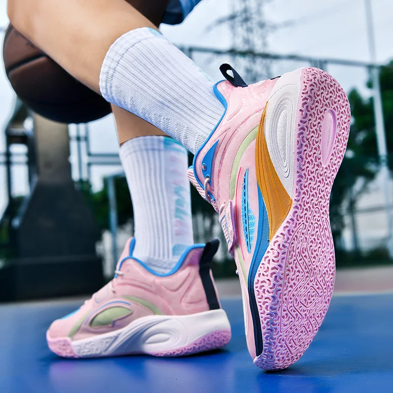 

Irving 1st Gen Kaleidoscope Basketball Shoes - Night Light Feature Wear-Resistant Comfortable Practical Sports Footwear