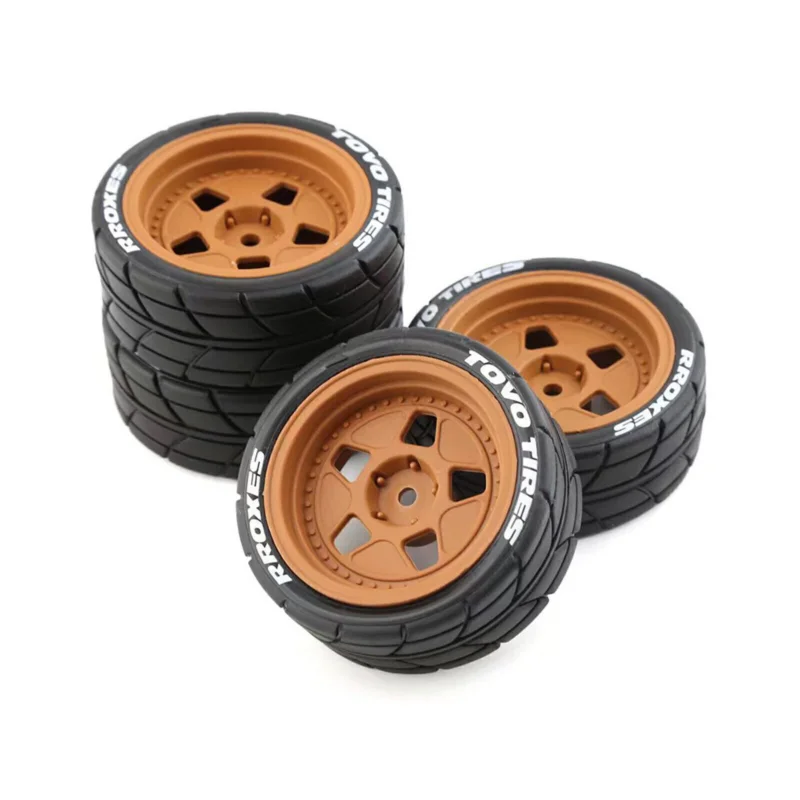 4* Classic Drift Tire for 1/10 HPI Ken Block RV Rally 1965 Ford Mustang RC Car #