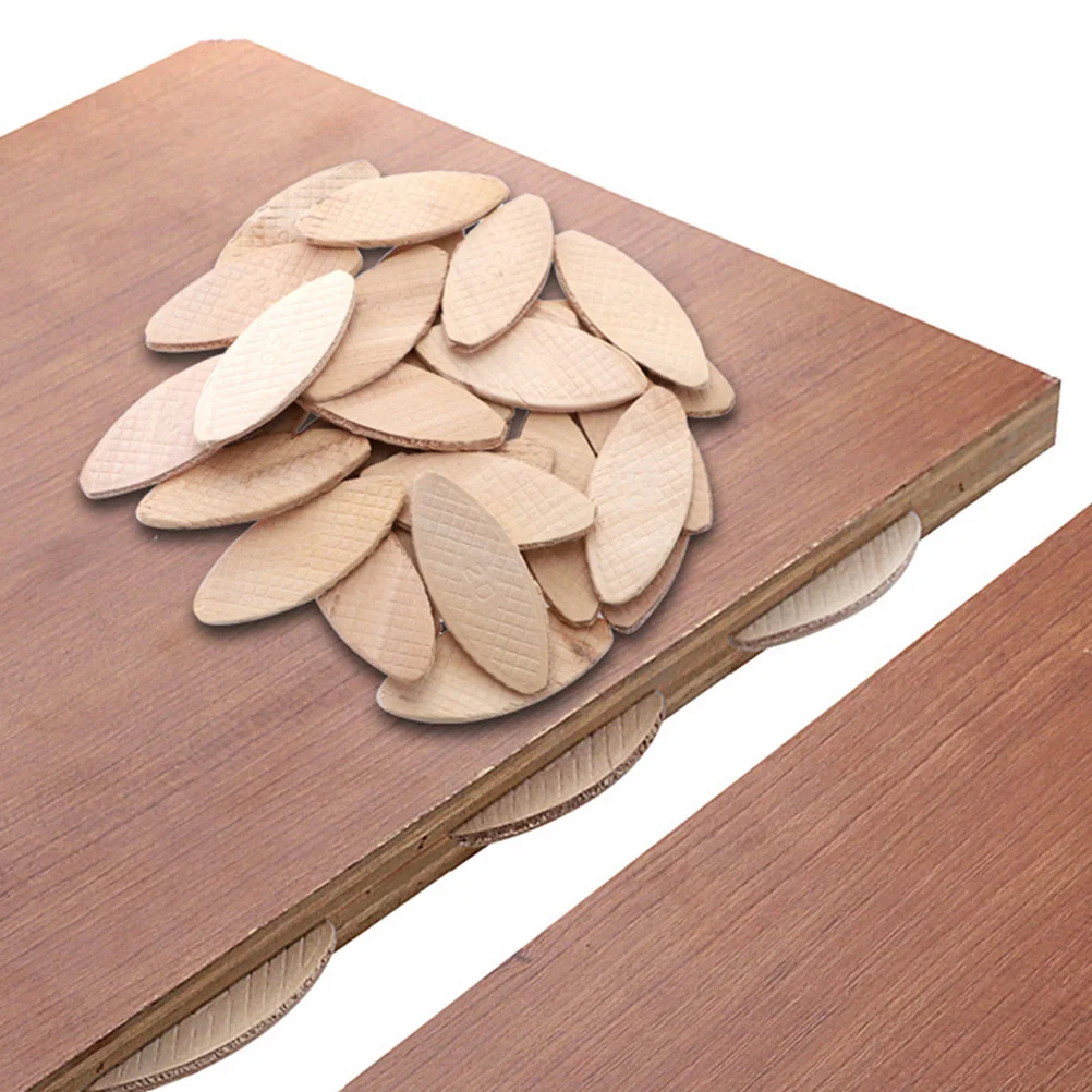 100 قطعة البسكويت الخشبي الانضمام موصلات خشب متين لسان السحابات للخشب الرقائقي مركب مجلس أدوات النجارة المشتركة