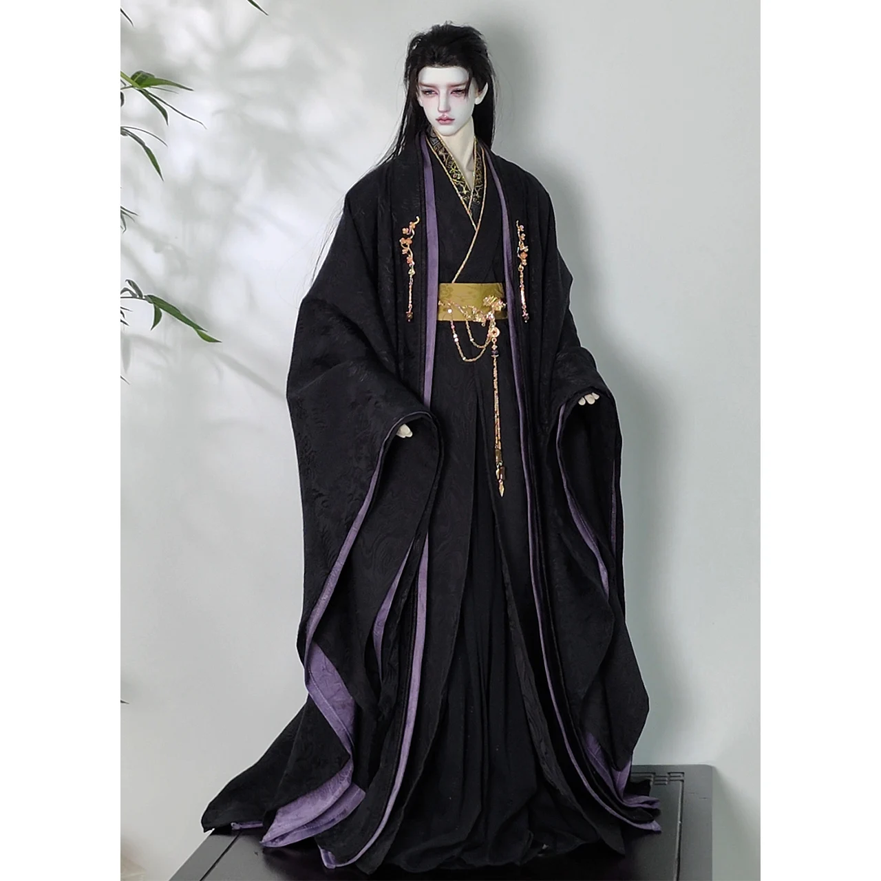 1/4 Strong Body 1/3 BJD Clothes Ancient Costume Dress Hanfu Robe Samurai Outfit For SD13 ID75 Uncle Doll Accessories A2163