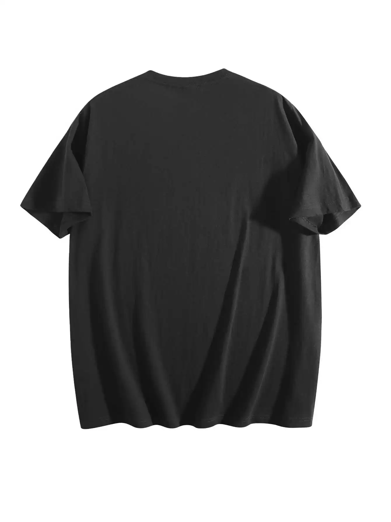 T-shirt da uomo 2025 Nuovi arrivi Abbigliamento uomo Estivo Top Y2k T-shirt Anime T-shirt sportive girocollo a tinta unita Top da corsa Stampa grafica