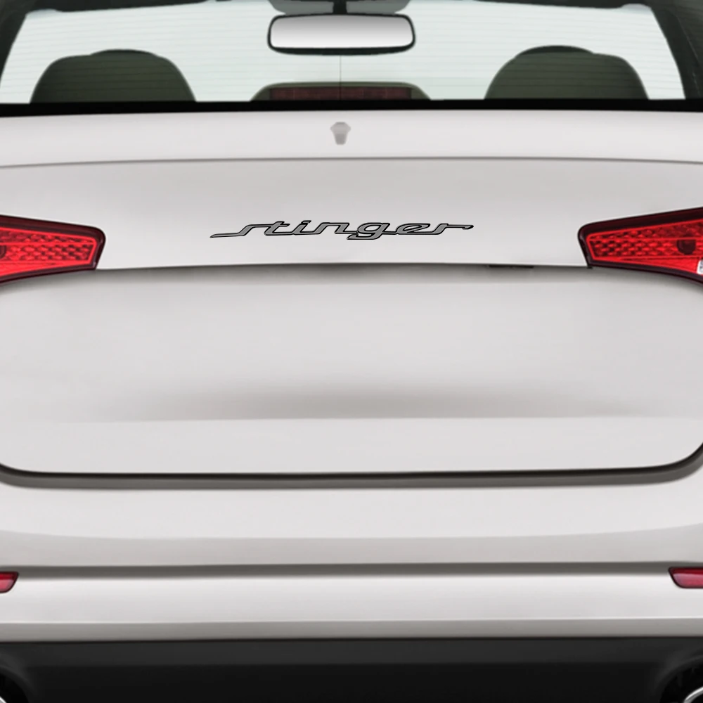 ستينغر شعارات ملصق سيارة الجذع ستينغر لكيا GT خط ستينغر تصفيف السيارة كيا ستينغر الخلفي شعار ملصق كيا اكسسوارات