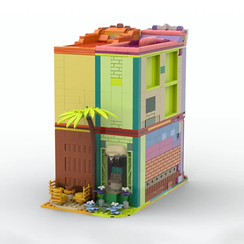 1308PCS Creative Street View Madrigal Antique Shop Modular Model Architecture Building Block Diy Assembly Kid Toy Gift MOC-43245