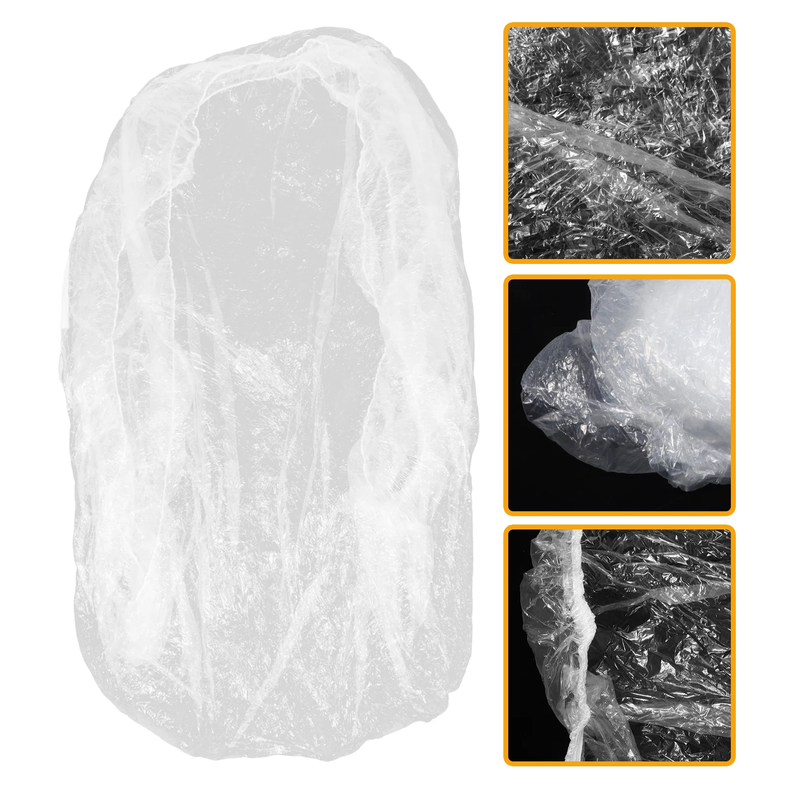 

Disposable Cover Transparent PE Film Waterproof Dustproof Universal Auto Rain Shield Protective Gear Covers Plastic Car Clothes