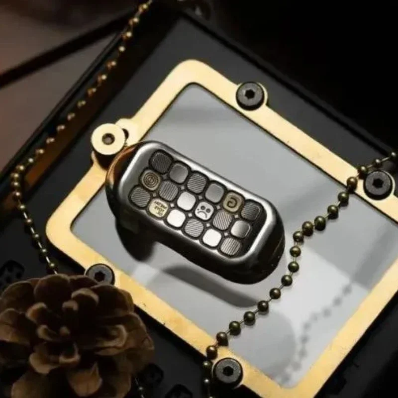 Jouets en métal Dz Top-G, Structure de Machine, curseur de poussée bleu titane, Fidget Spinner en métal, jouet d'anxiété