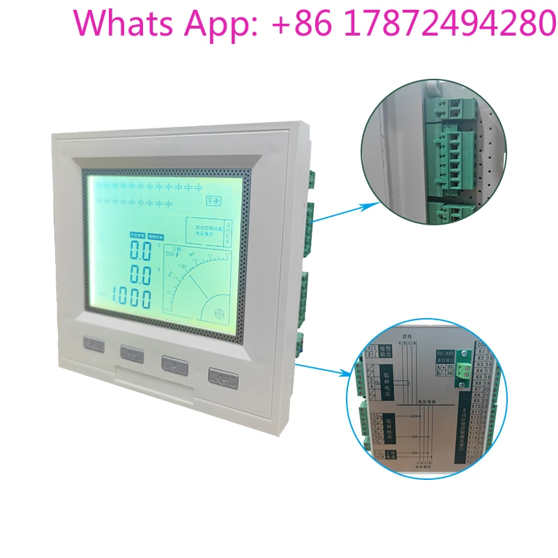 Power Factor Relay 380v Automatic Compensation Controller 21st Degree