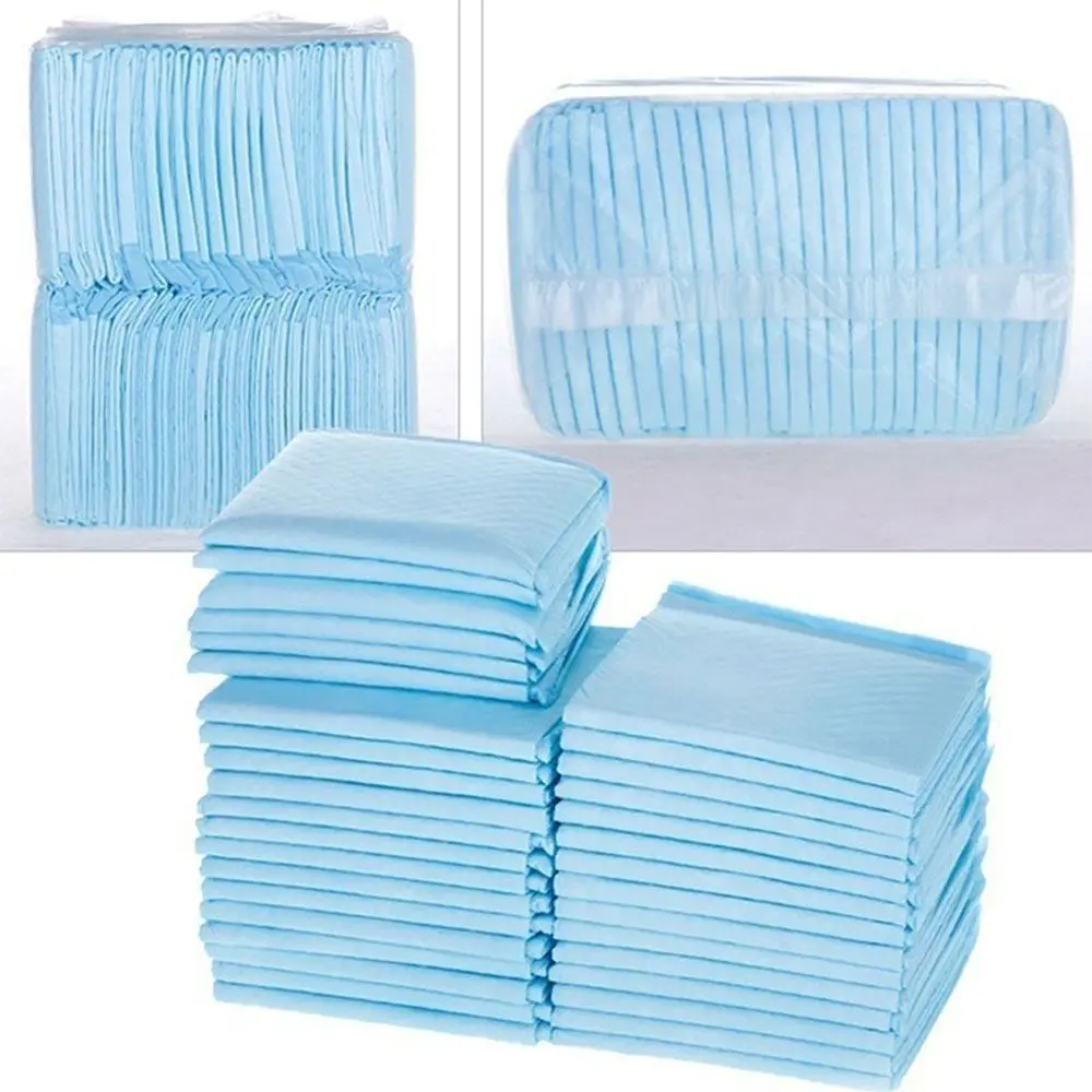 20 Pieces Small Pets Diapers Dog Puppy Pet Pad Pee Training Pads Thickening Toilet Pet Wet Mat Pet Supplies