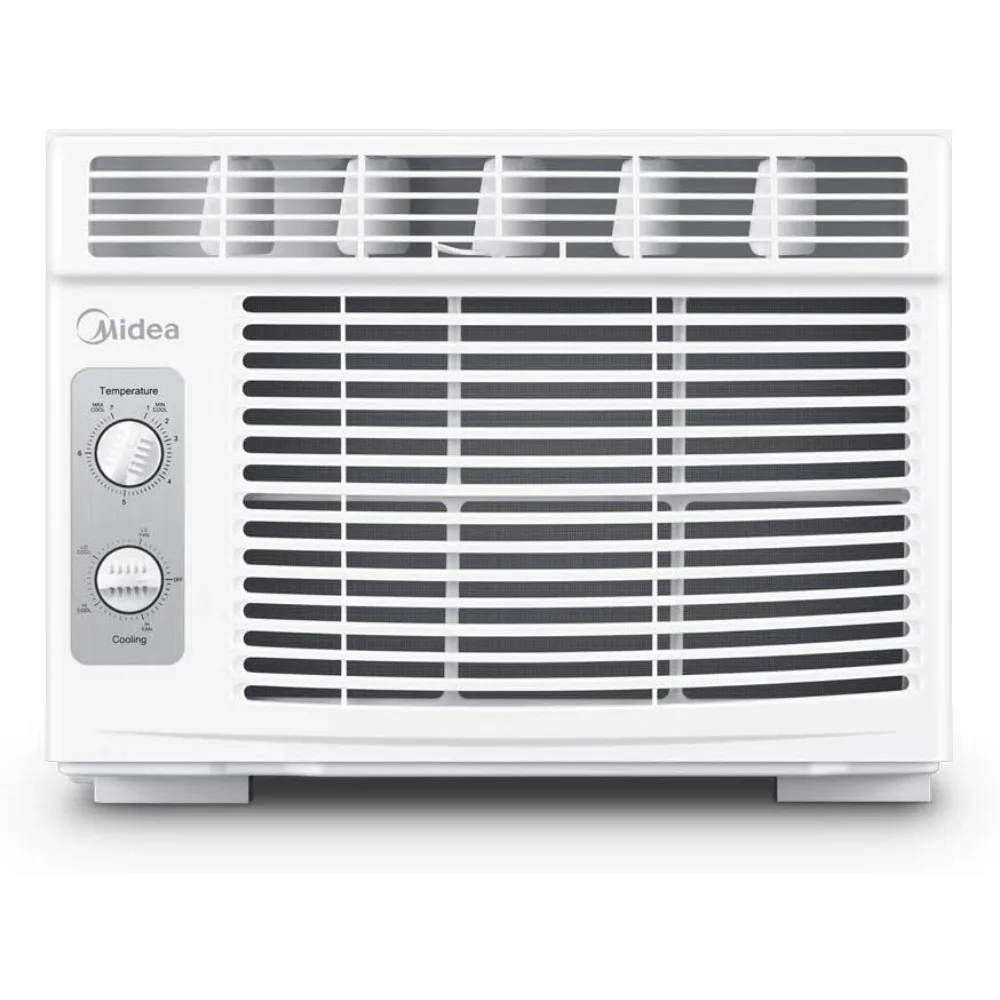 EasyCool Small Window Air Conditioner - Cool up to 150 Sq. Ft. with Easy-to-Use Mechanical Controls and Reusable