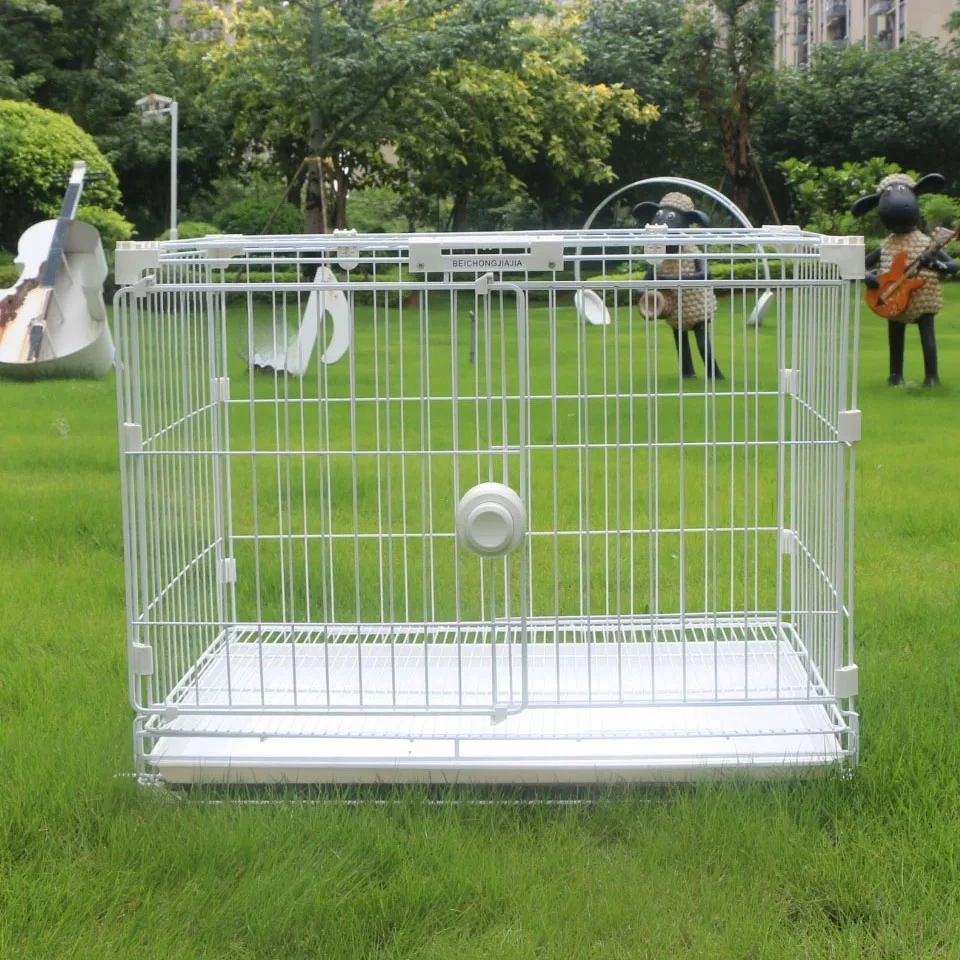 New folding dog cage bold reinforcement nano paint medium and small dog Botedi dog 2 minutes quick installation