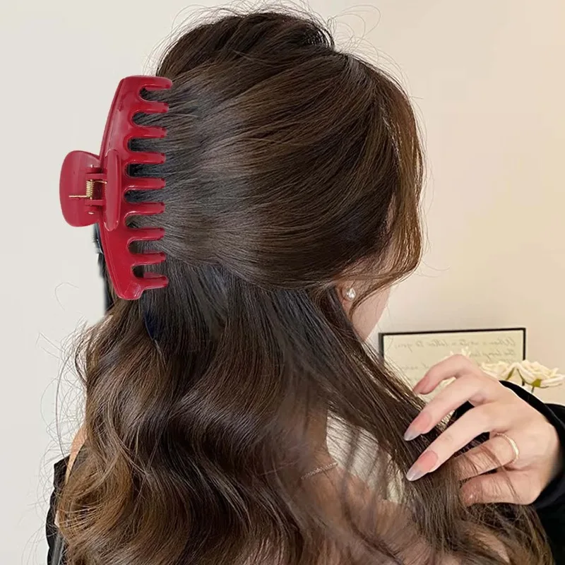 แฟชั่นอะคริลิค WAVE ผม Claws สําหรับผู้หญิงเกาหลี INS กลับหัว SHARK คลิปสาวหวาน Headwear อุปกรณ์เสริมผมอเนกประสงค์