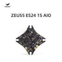 HGLRC ZEUS5 ES24 1S AIO F411 Flight Controller BlueJay 5A 4in1 ESC 200mW VTX SPI 2.4G ELRS RX 25.5X25.5mm for 65mm 75mm Whoops