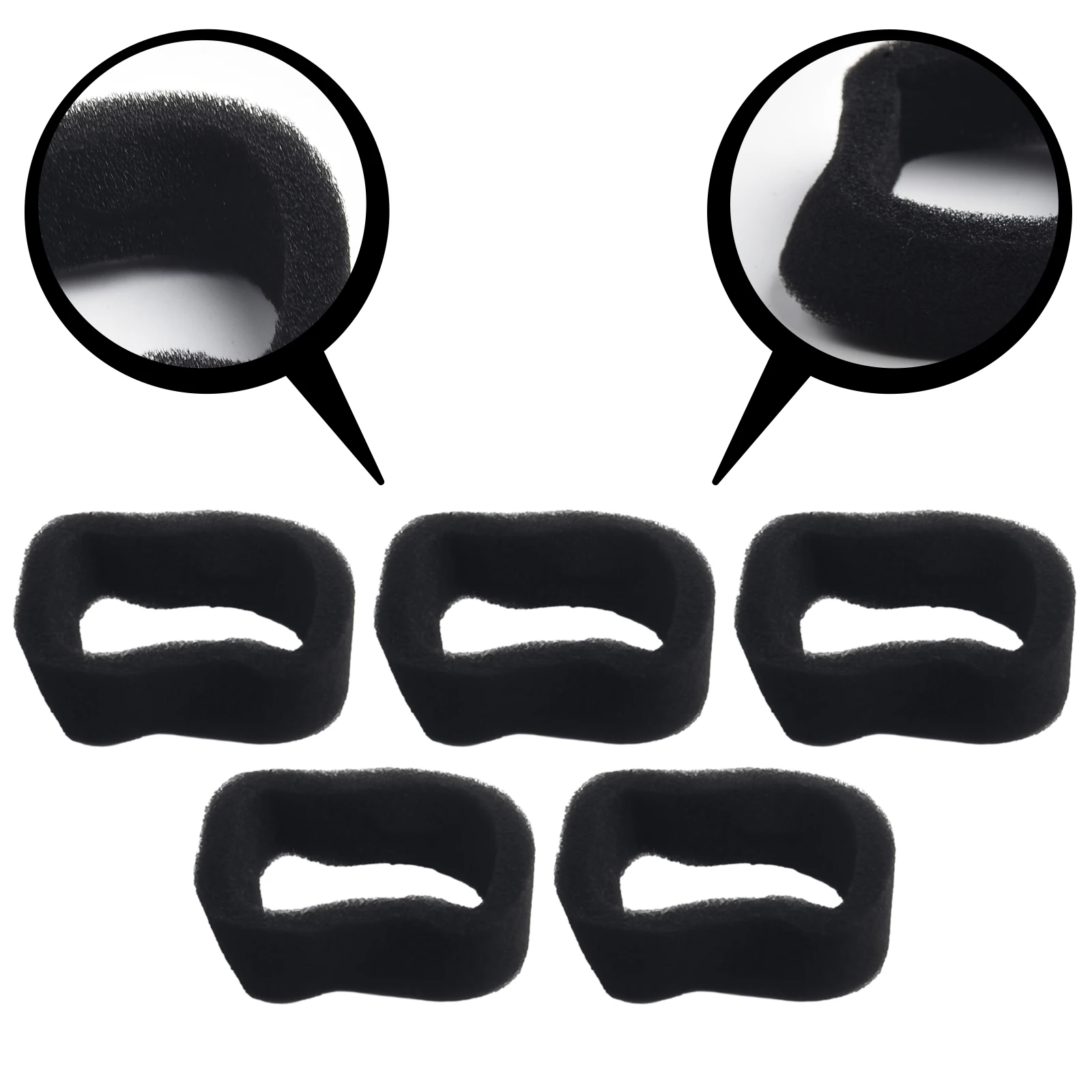 5 Air Filter Sponges Compatible with For Various For Strimmers Designed to Fit 50mm X 43mm for Improved Engine Air Intake