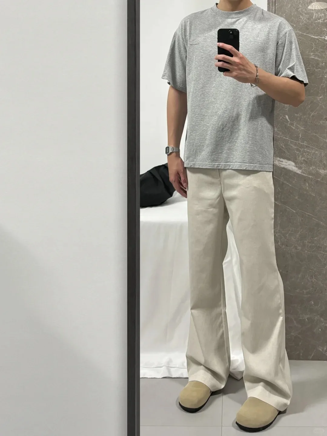 

Мужские прямые брюки в японском ретро-стиле из хлопка, с высокой талией, модные повседневные брюки