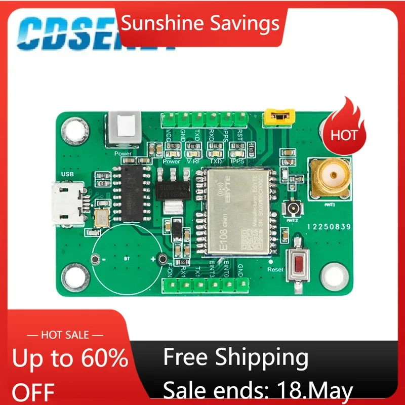 

GPS GLONASS BDS NMEA0183 V4.1 Test Kit Board E108-GN02S-TB Gsm RTK Multi-mode GNSS Satellite Positioning Navigation Module