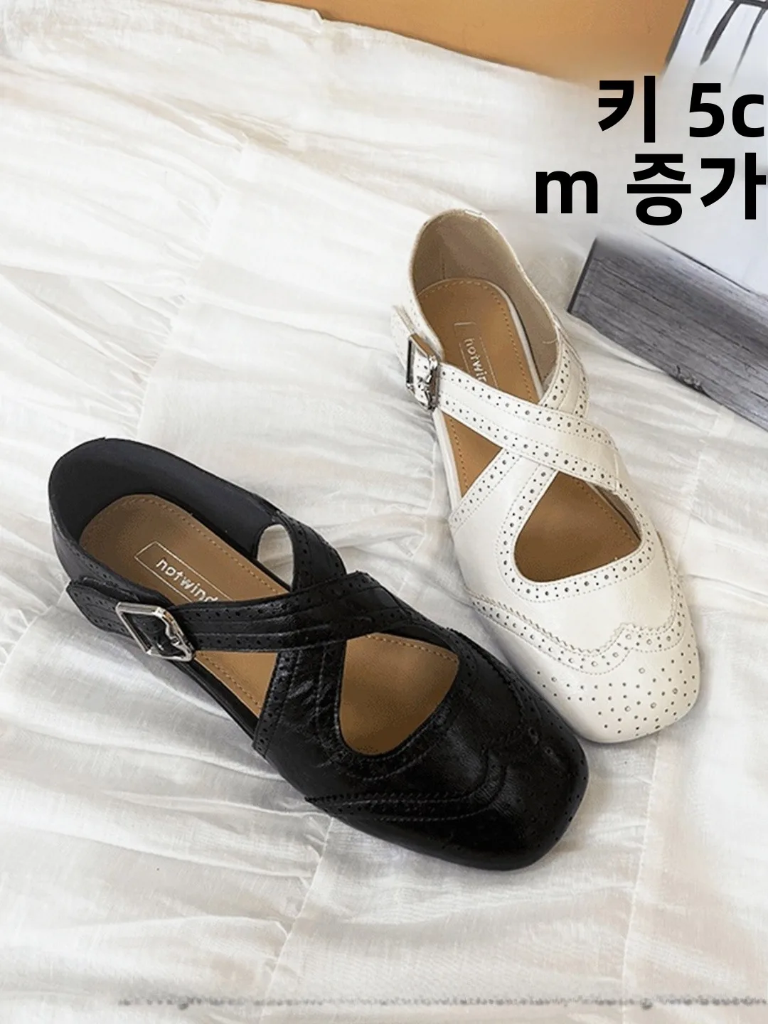 women's-ballet-flat-shoes-thick-bottom-cross-band-mary-janes-casual-style-leather-inner-summer-new-arrival-5cm-heighte