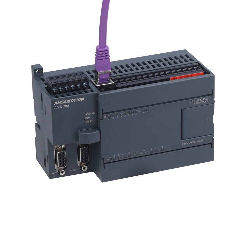 Imagem -05 - Controlador Lógico Programável 2ai 1ao do Plc dos Ethernet Cpu224xp-e Substitui Siemens 2142bd23 2ad23 220v para o Transistor S7-200 do Relé o