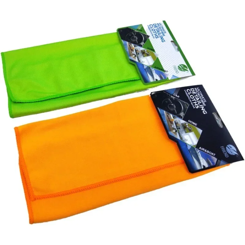 High Quality Microfiber Thick Glass Towel Absorbent Square Towel Car Wash Towel Cleaning Supplies