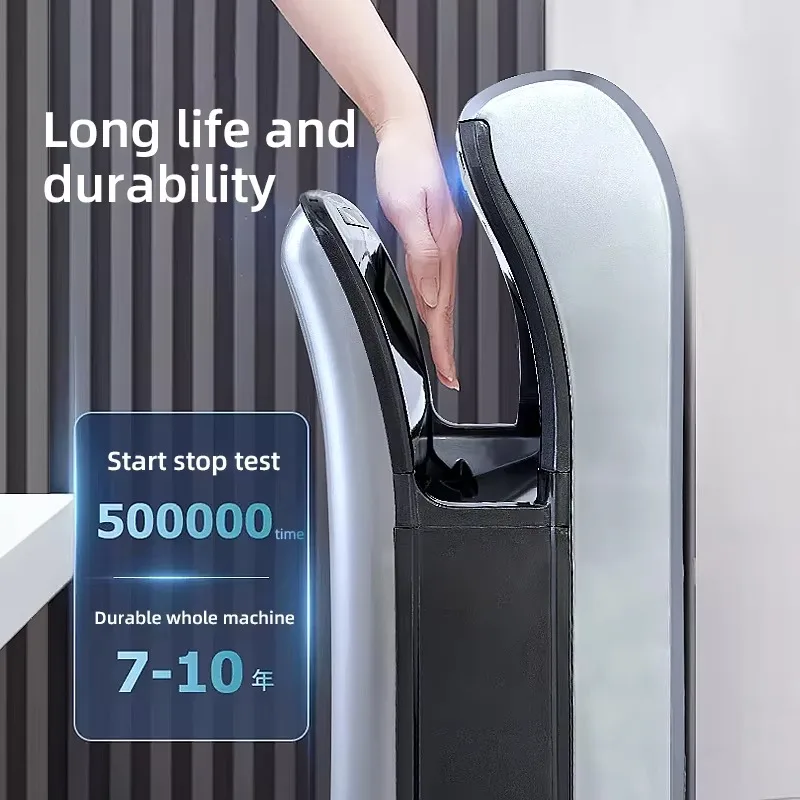مجففات يدوية شفرة هواء نفاثة أوتوماتيكية عالية السرعة للحمام والمرحاض والفندق والمراحيض التجاري مع جهاز استشعار #4