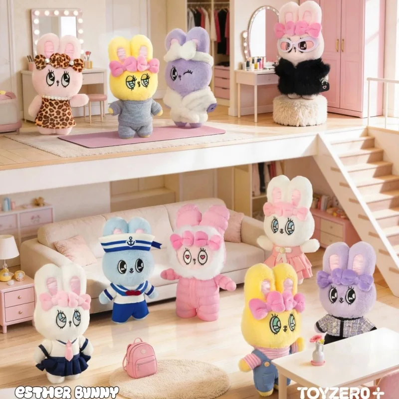 

New Genuine Esther Bunny Fashion In Motion Series Kawaii Blind Box Bag Pendant Stuffed Doll Collectible Toy Girls Decoration