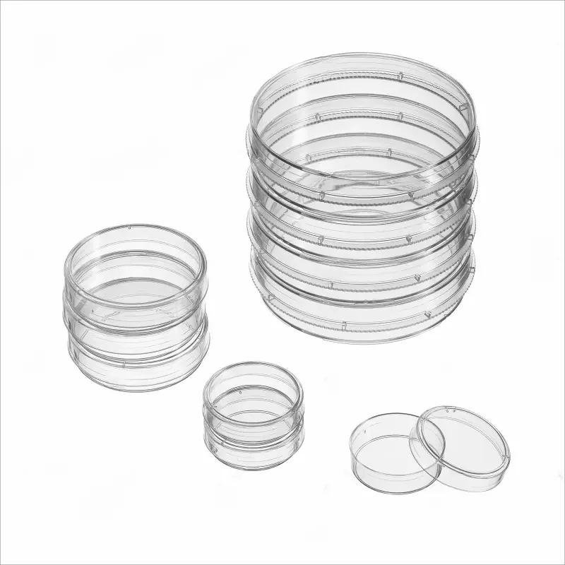 60mm Laboratory Plastic Plastic Petri Dishes Disposable Plastic Cell Petri Dish