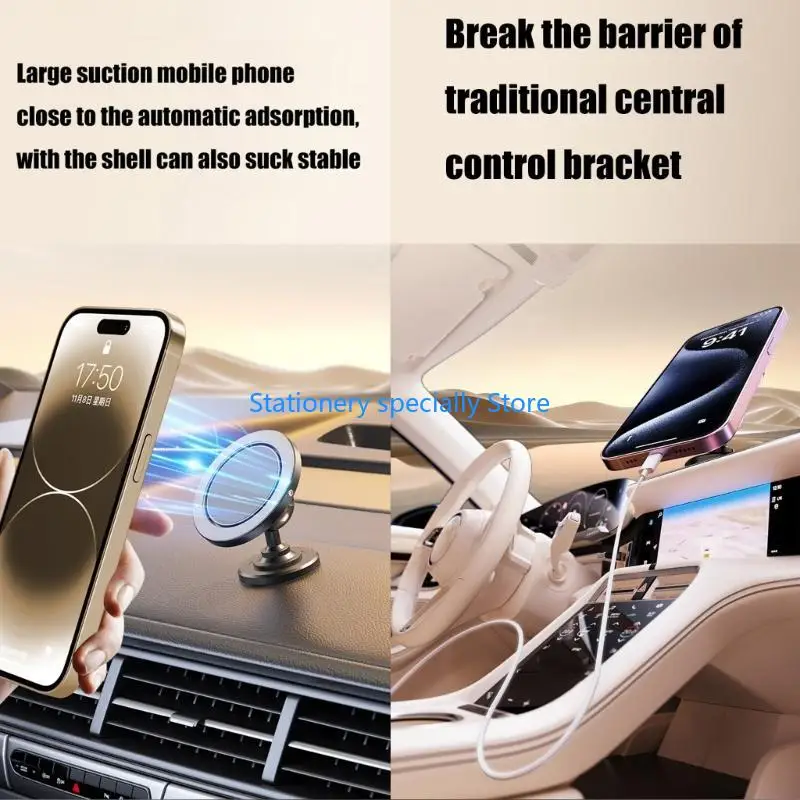 P0RB Car Telefonhalter Stand Mount Navigation Smartphone -Halterung für Handy