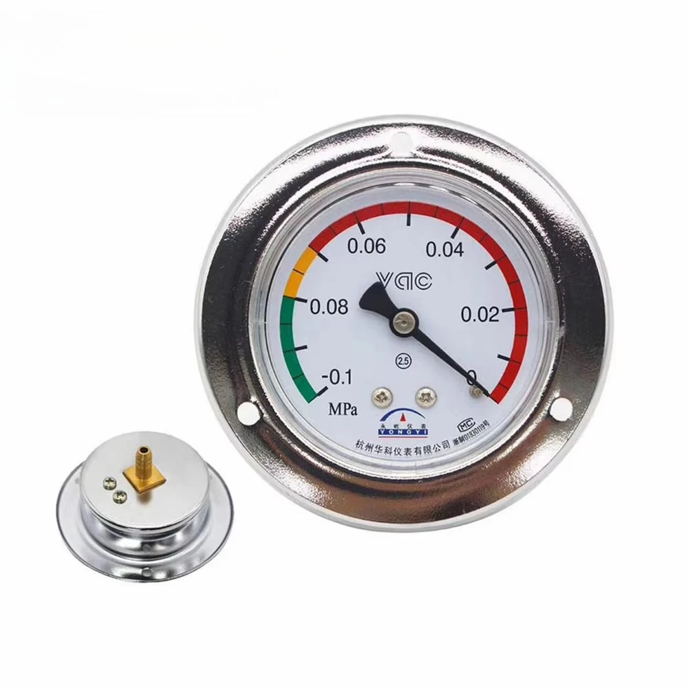 Y61B Vacuum Sealer -0.1-0Mpa Negative Pressure Gauge BateRpak Vacuum machine barometer