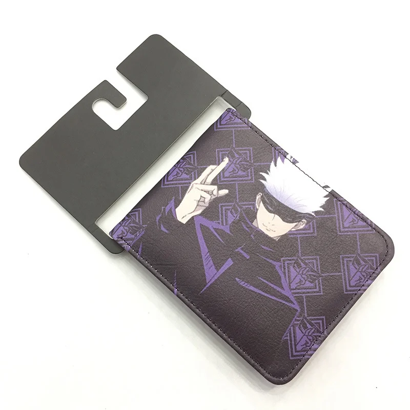 Jujutsu Kaisen Wallets Anime Foldable PU Coin Purse Men Bank ID Card Holder Card Clip Bag Cartoon Cosplay Clutch Wallet Gift Toy