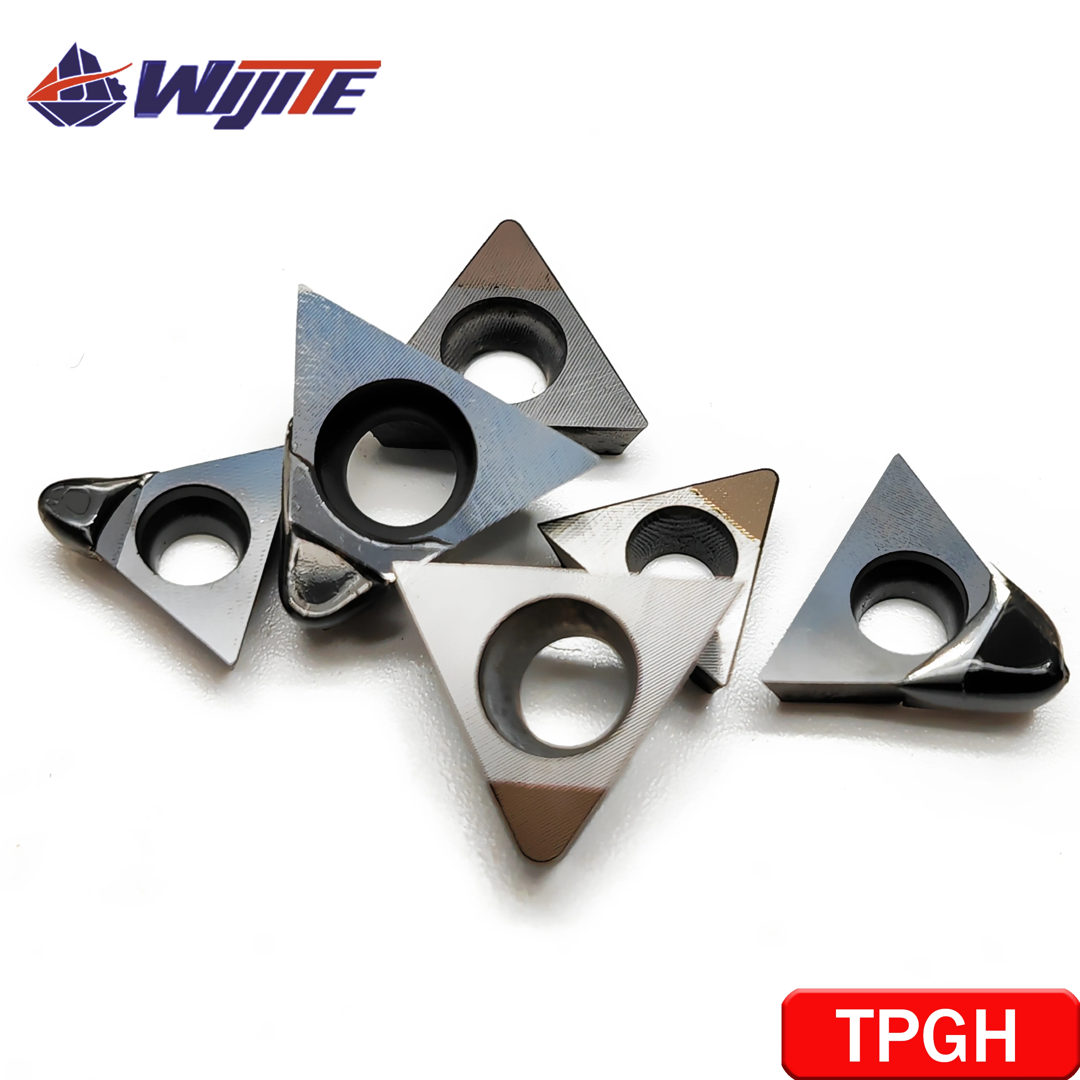 La herramienta CNC PCD TPGH 080202 090202 110302 se utiliza para aluminio, cobre y fibra de carbono, procesamiento de acero duro con herramientas CBN