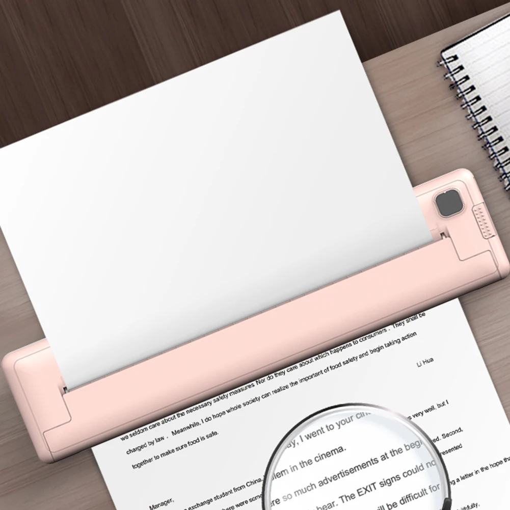 طابعة جيب حرارية محمولة BT ، بطارية ، صانع ملصقات ، ملصق صور ، مذكرة ، طباعة أسئلة خاطئة ، BT