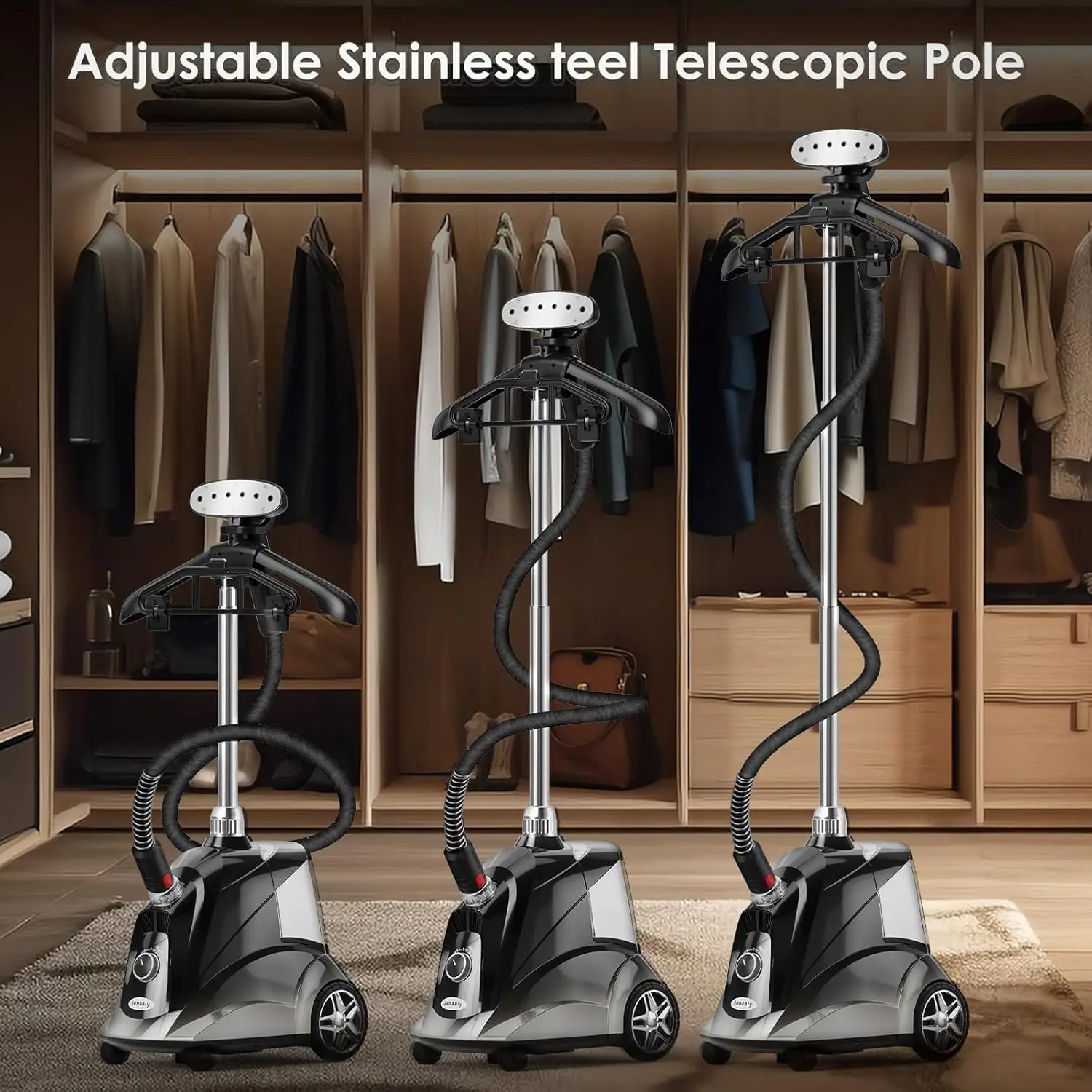 Fas Hea anni '35, 80 ins di Mare Poerfuloso Coninuo 2,8 L aer ank, clip per padelle e appendiabiti di Chilen