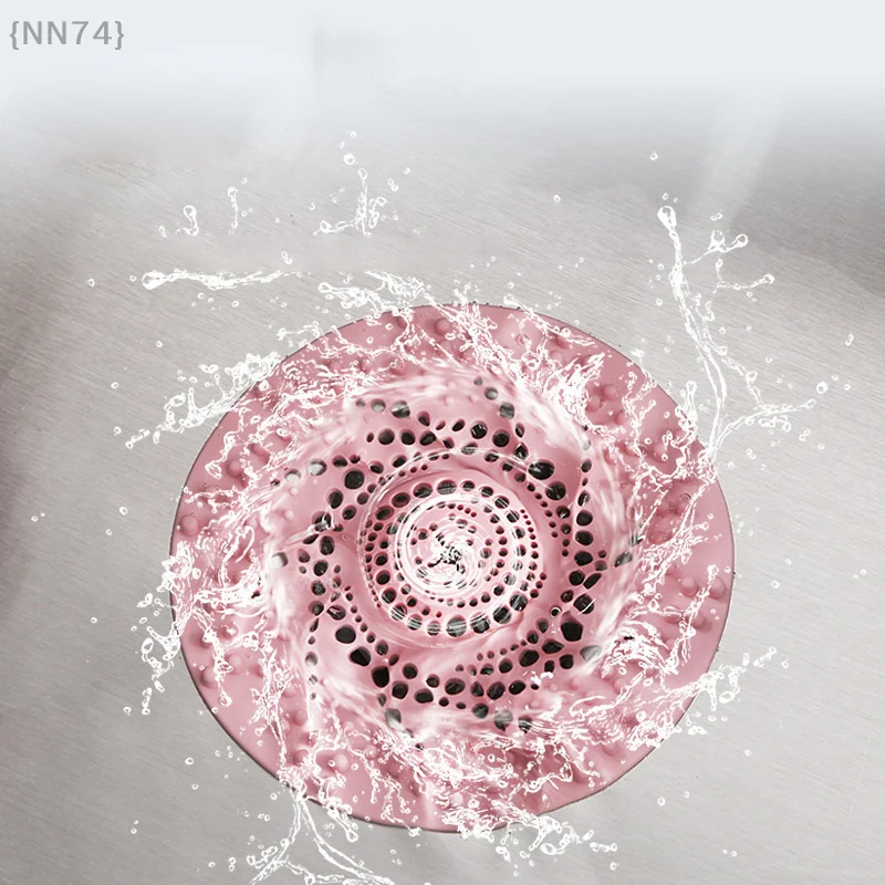 1Pc Silicone Hair Catcher – Universal Drain Strainer For Kitchen Sink & Bathroom Shower, Floor Filter Accessory