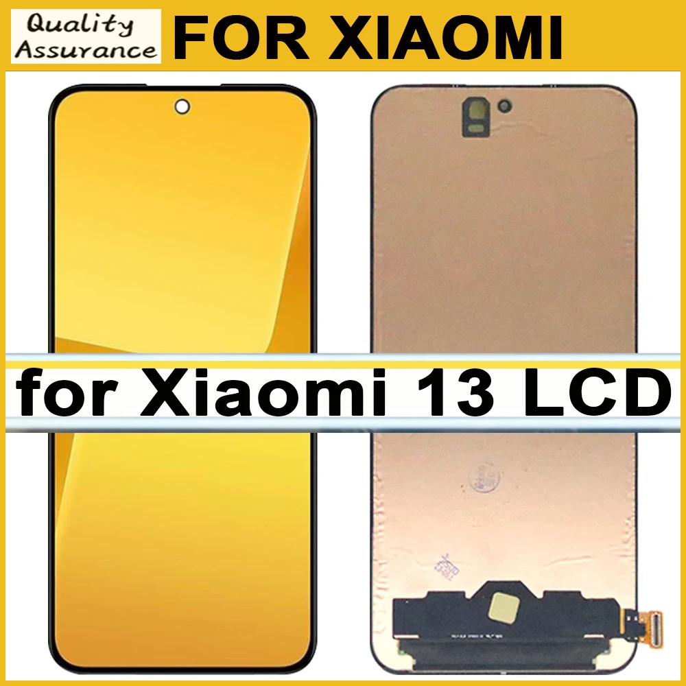 High quality AMOLED For Xiaomi 13 LCD Display 2211133C 2211133G