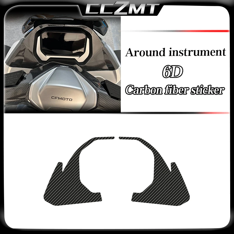 For CFMOTO 150SC 150 SC SC150 150sc 2024 Fuel tank sticker body protection film 6D carbon fiber sticker modification accessories - Image 3