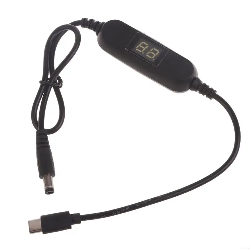 G8TA Universal USB C إلى 5.5x2.1mm 3V 4.5V 6V 9V كابل تزويد الطاقة