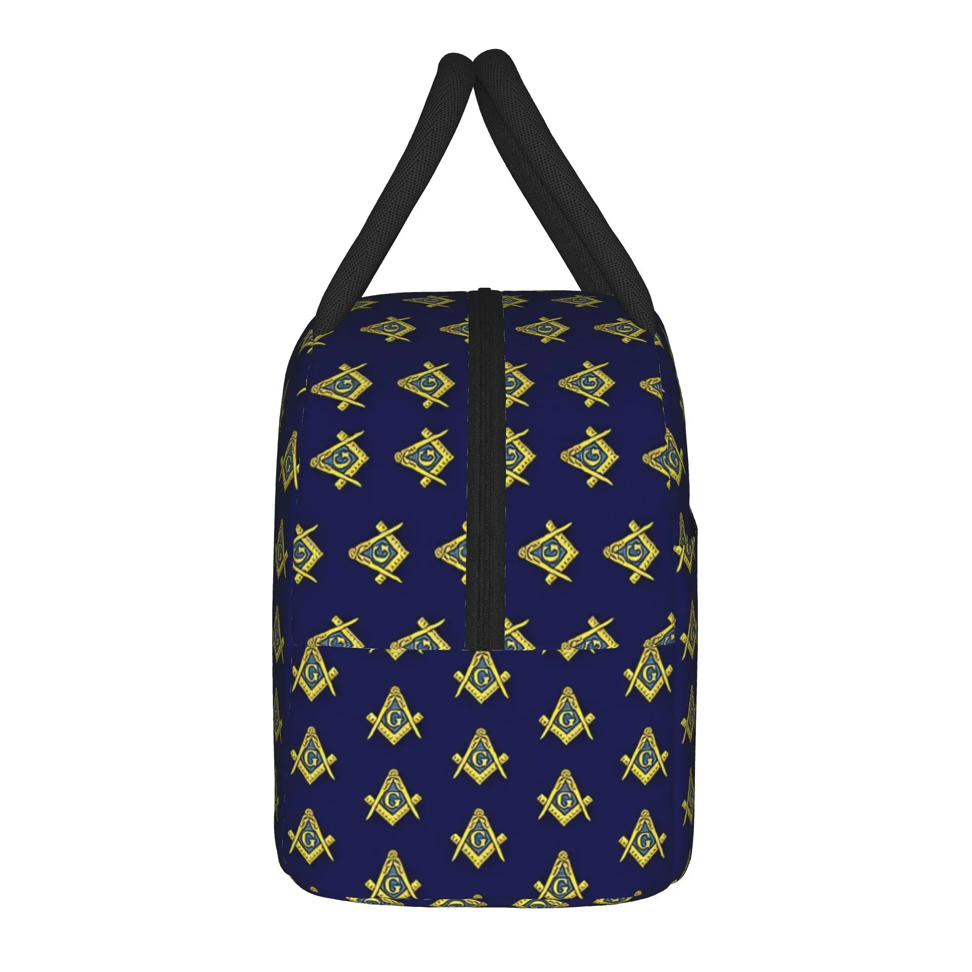 Freemason Masonic Insulated Lunch Bags Cooler Bag Reusable,Lunch Container  High Capacity Tote Lunch Box College  Picnic