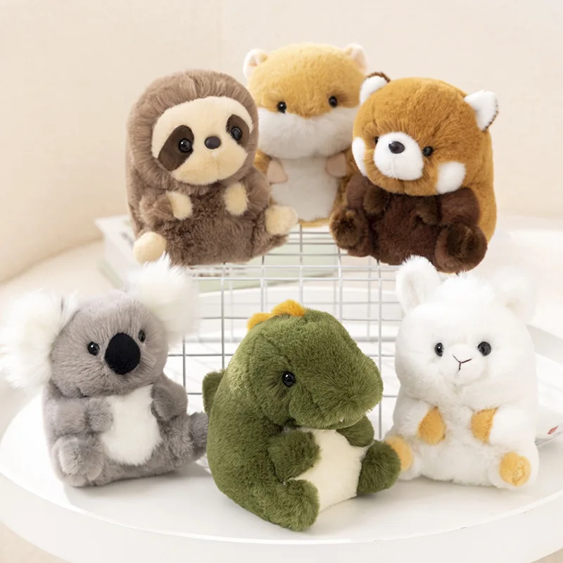 

15cm Cartoon Dinosaur Alpaca Hamster Koala Sloth Raccoon Plush Toys Soft Stuffed Animal Doll Toy Plushies Birthday Gift For Kids