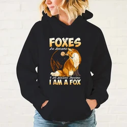 New Fashion Fox Printed Hoodie Women Men Autumn Winter Warm Sweatshirt Hip Hop Harajuku Streetwear Long Sleeve Pullover