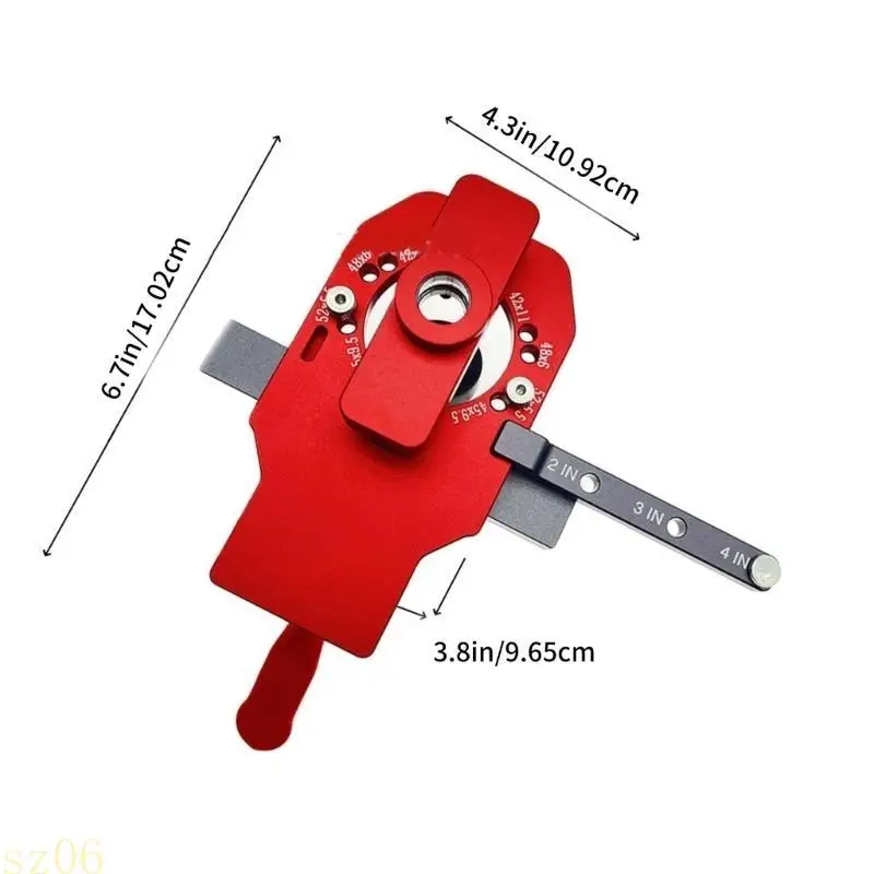 

Q2Q4 Easy To Use 35mm Concealed Hinge Jig Guide for Fast Cabinet Door Installation