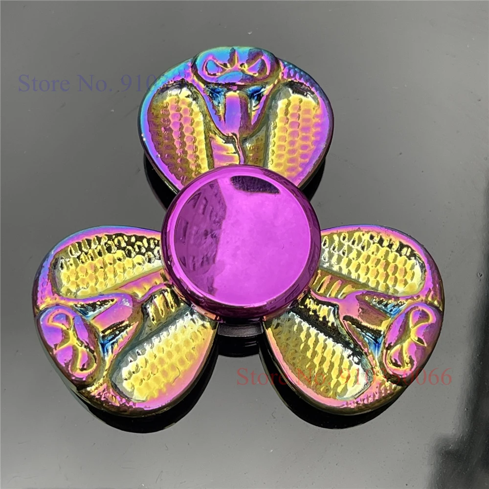 Fajna ręka palec Spinner Metal anty-lęk zabawka czerwony Relax Fidget Spinner Focus łagodzi stres ADHD dzieci chłopcy prezent dla dorosłych