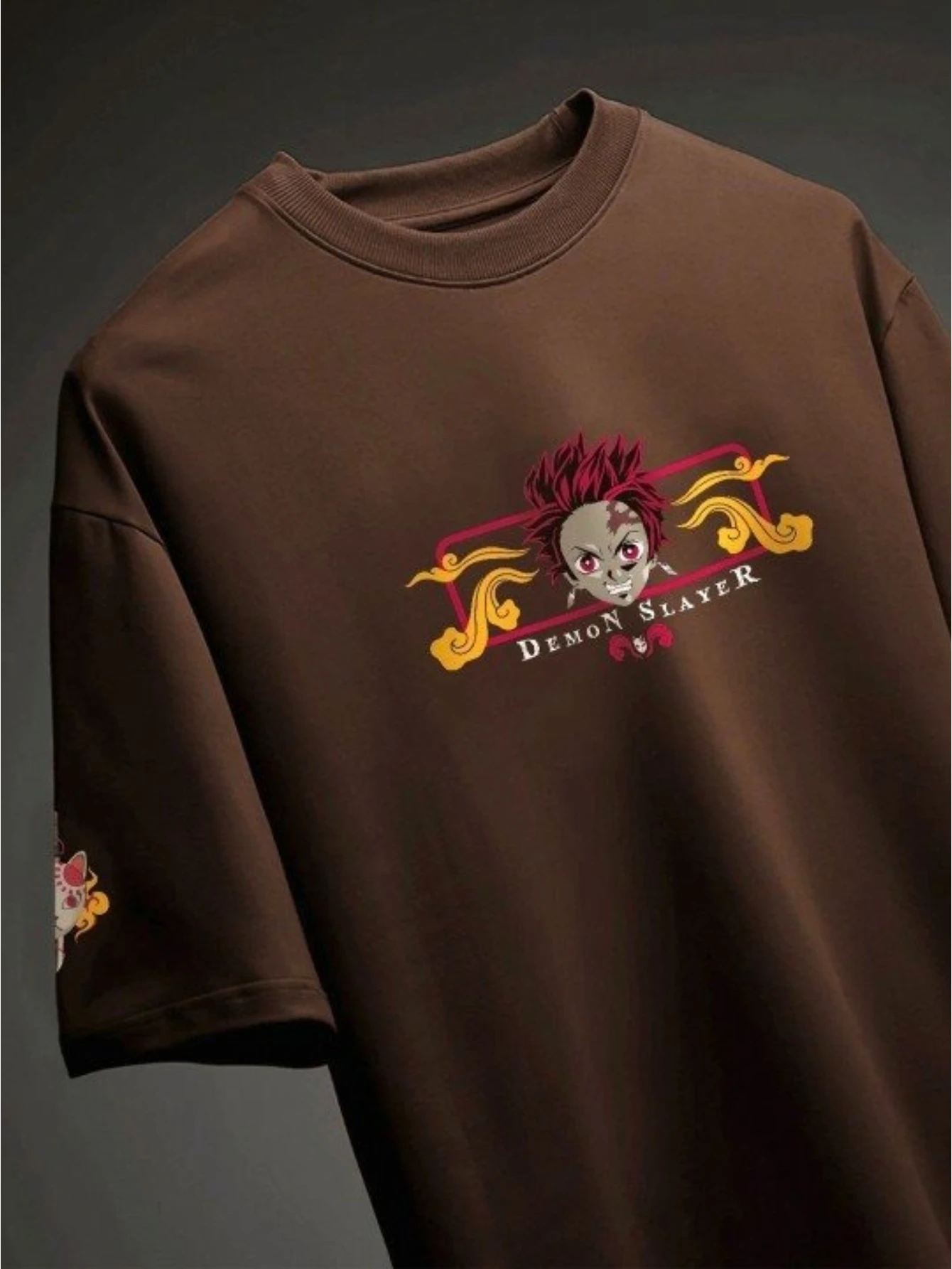 Tanjiro Demon Slayer Anime Gedrukt Oversized Grafische T-shirt Man Vrouwen Korte Mouw Tee Zomer Y2k Casual Tops Herenkleding