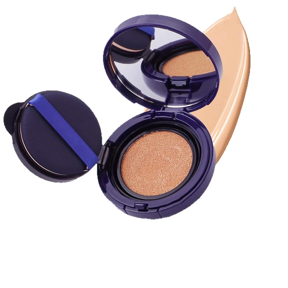 طويلة الأمد مقاوم للماء لينة ضباب مسحوق وسادة المخفي ماتي طويلة الأمد أقل عيب تغطية كريم ماكياج الوجه المفترس قاعدة