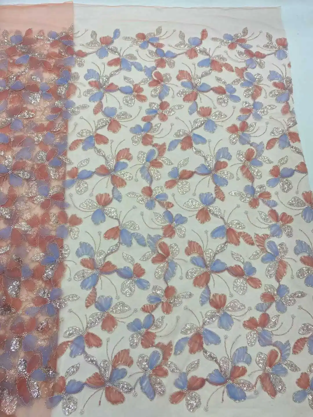 Venda quente design requintado nigeria 2025 malha bordado lantejoulas renda líquida com grânulo qualidade superior para festa vestido de noite sz1710