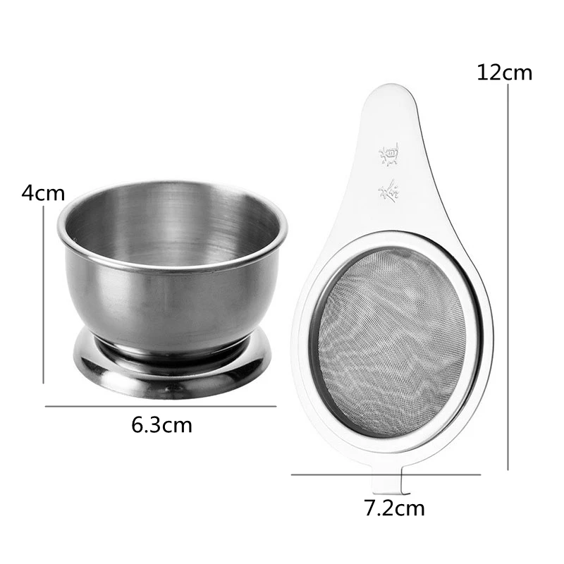 Reusable Stainless Steel Tea Infuser Fine Mesh Teapot Kungfu Tea Leaf Strainer Set Spice Diffuser Filter Kitchen Accessories