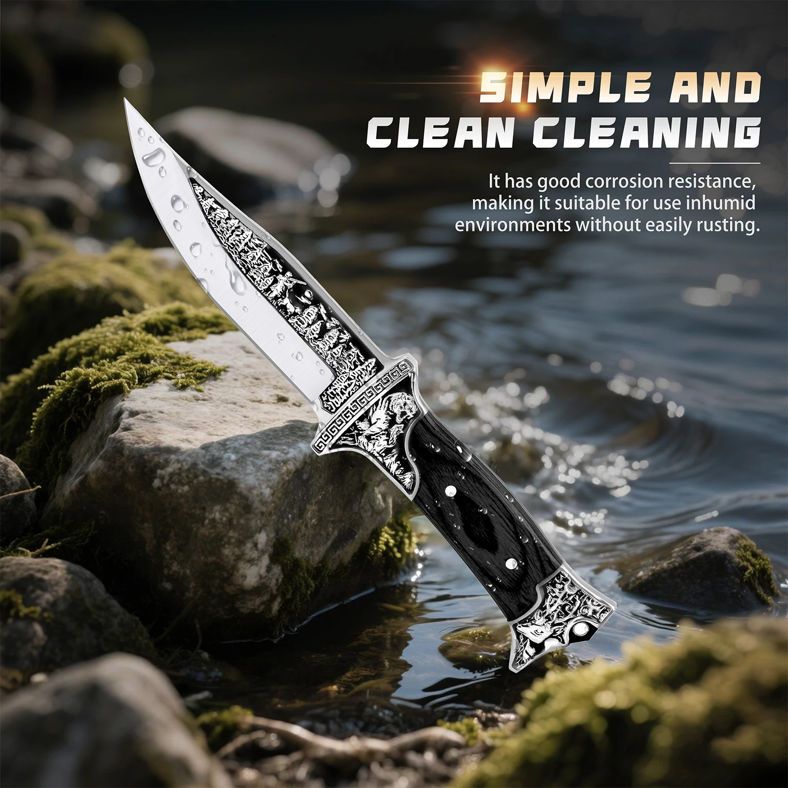 Coltello Ergonomico con Motivo - Edc Carry Knife recensione e prezzo