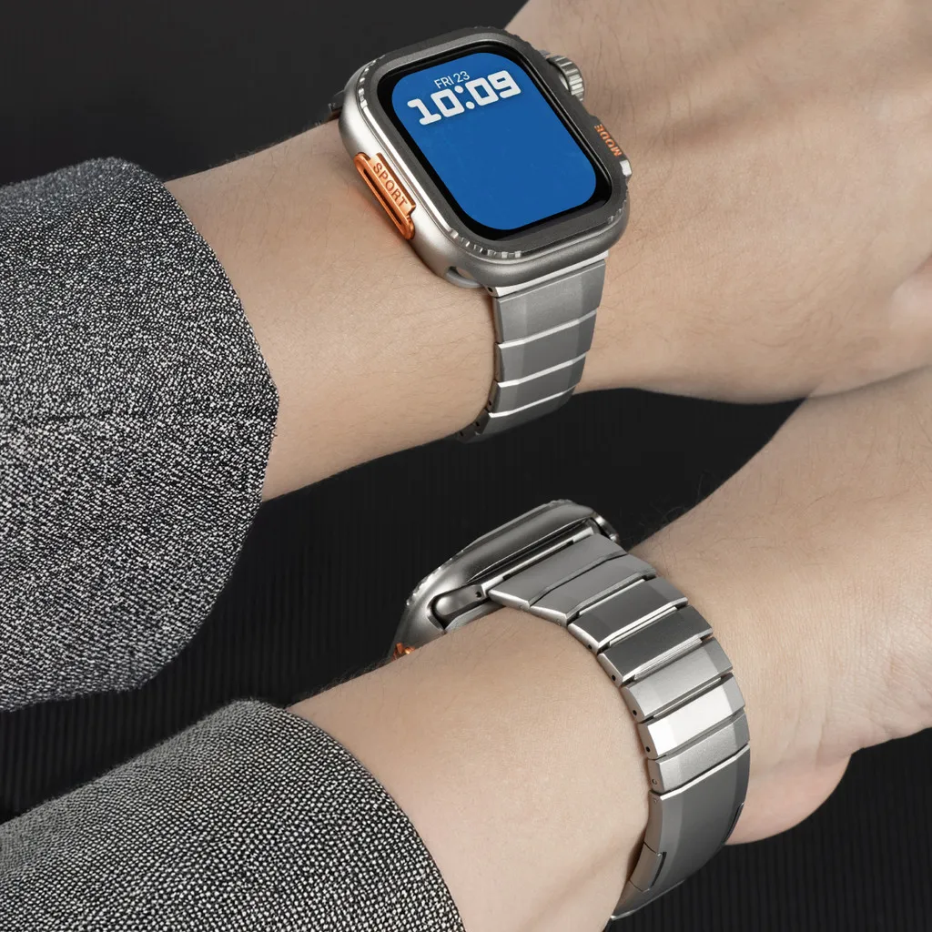 Luxury Stainless Steel Case+ Strap For Apple Watch Series 11/10 42mm 46 49 45 44mm Metal For Iwatch Ultra3/2/1 9 8 7 6 5 4 SE3/2