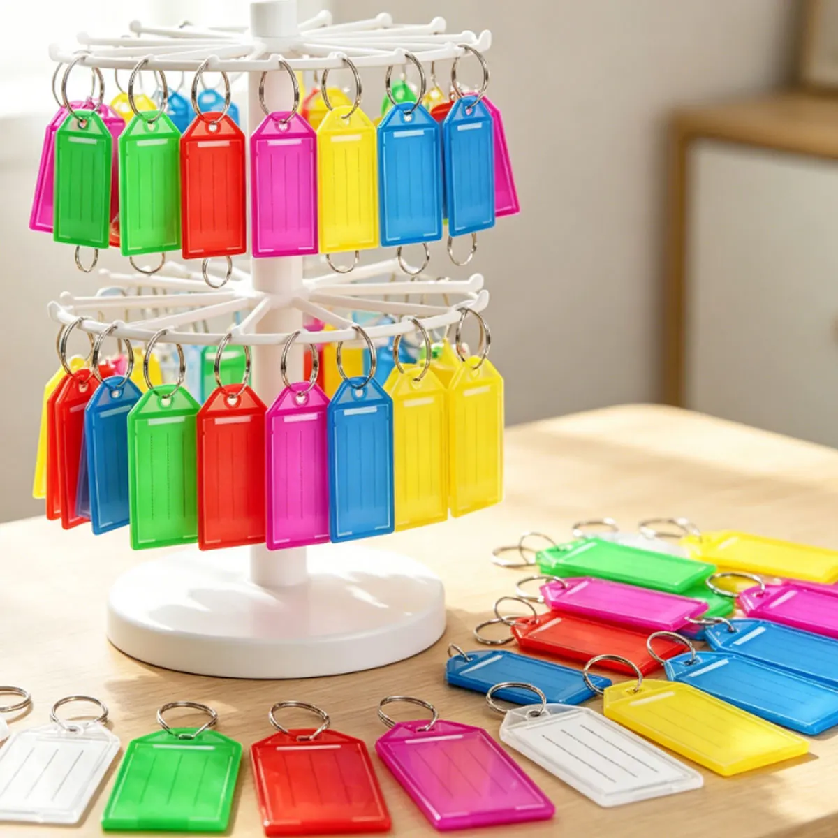 80-etiquetas-coloridas-transparentes-com-tampa-articulada-para-chaveiro-tags-plasticas-em-branco-de-dupla-face-para-marcacao-de-malas-e-bagagens-zsy